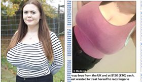 澳洲,乳房,罩杯,大胸,胸部,苦擾,縮胸,Sheridan Larkman／dailymail