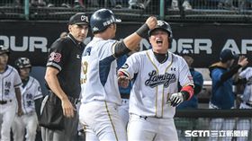 ▲Lamigo林泓育得分。（圖／記者林敬旻攝）