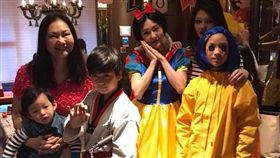 小S和親友萬聖節變裝，扮白雪公主熱舞，大S的兒子也曝光。