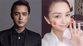 ▲明道、何潔。（合成圖／翻攝自微博）