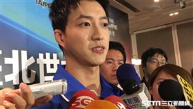 江宏傑出席世大運紀錄片記者會談女兒 盧冠妃攝