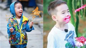 小小春,爸爸去哪兒/翻攝自微博