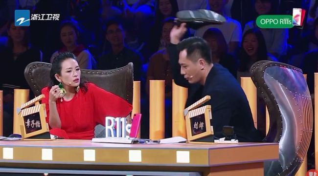 節目中與劉燁翻臉　章子怡暴怒摔鞋