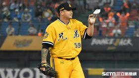 ▲中信左投洪宸宇。（資料照／記者王怡翔攝）