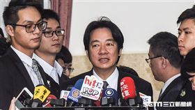 行政院長賴清德前往立法院備詢 圖／記者林敬旻攝