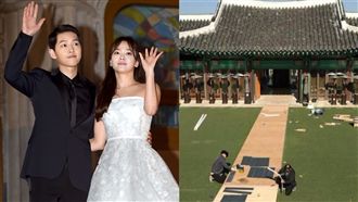 雙宋保密婚禮遭轟　已撤防偷拍帳棚