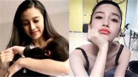 ▲Angelababy育有一子「小海綿」。（圖／翻攝自微博）