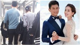 吳奇隆,劉詩詩（合成圖／翻攝自微博）