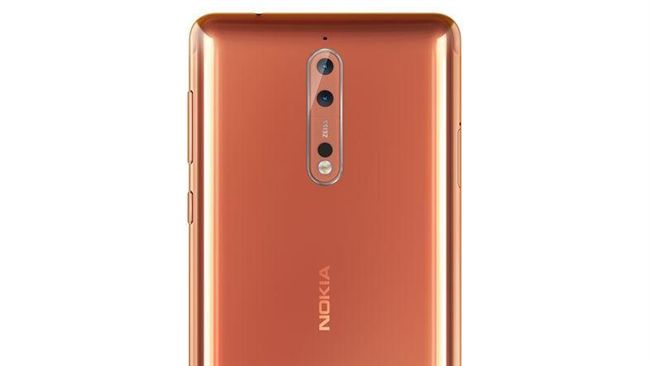 Nokia 8光箔銅新色　明日開賣