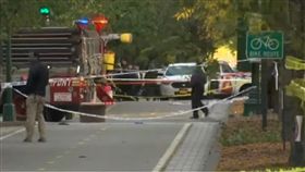 紐約,紀念館,槍擊,單車,卡車,衝撞,恐攻,曼哈頓　圖／翻攝自YouTube https://goo.gl/BxsPrP