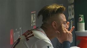 Gurriel在比賽中做出疑似種族歧視動作（圖／翻攝自YouTube）