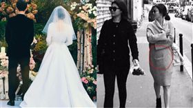 ▲宋慧喬遭網友質疑有孕了。（合成圖／翻攝自微博）