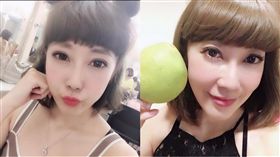 ▲Nana還考慮隆乳。（合成圖／翻攝自Nana臉書）