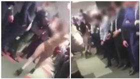 波蘭,女員工,全裸走秀（圖／翻攝自Youtube）