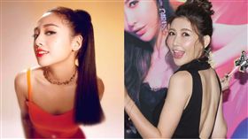 ▲鬼鬼和愷樂一樣走性感熱舞路線。（合成圖／翻攝自臉書）