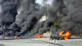 南韓油罐車爆炸／韓聯社