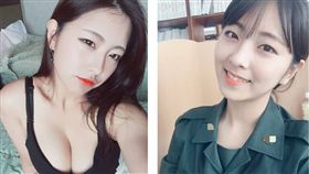 這名南韓正妹現年25歲，名叫趙韓星（조한별），目前則在首都醫院體檢部工作，2年前因被選為軍隊宣傳公關，開始當模特兒拍攝月曆和海報而迅速爆紅（圖／翻攝自《jo.1star》IG）