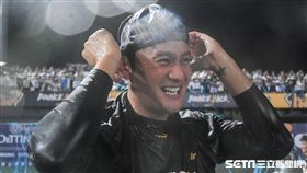 中華職棒總冠軍賽中信兄弟LAMIGO、林英傑　圖／記者林敬旻攝