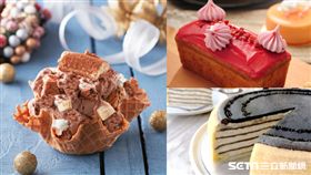 Lady M 鐵觀音千層蛋糕,玫瑰磅蛋糕,香蕉冰淇淋。（圖／業者提供）