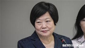 勞動部長林美珠19日赴立法院備詢，衛環委員會。 圖／記者林敬旻攝