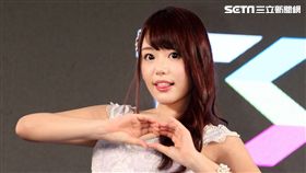 日本AV女優濱崎真緒來台參與2017TSE台灣寫真博覽會。（記者邱榮吉/攝影）