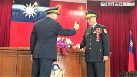  警政署長陳家欽交接典禮，由內政部長葉俊榮負責監交（楊忠翰攝）