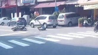 見警心虛加速逃　車手自摔超囧落網