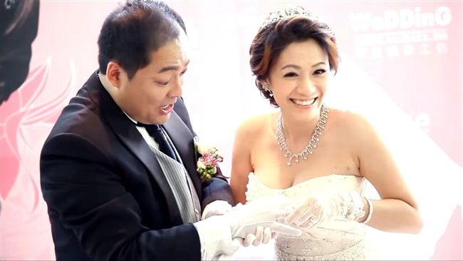 在柯以柔腿上睡著…回顧婚禮網友嘆息