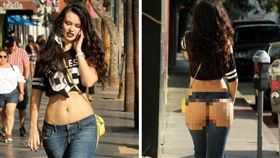 牛仔褲,Natasha Blasick,屁股,性感,火辣,臀部,微笑曲線
（圖／翻攝自推特）