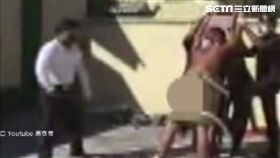 鞭刑(圖/翻攝自黑衣會youtube)