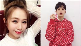 這群人,茵聲,展榮,小樂,吳思賢,女友視角,十指緊扣（圖／翻攝自茵聲、小樂臉書）