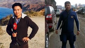 三立記者傅家慶、前義消張慶龍合成圖／臉書