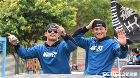  ▲桃猿封王遊行林英傑。（圖／記者王怡翔攝）