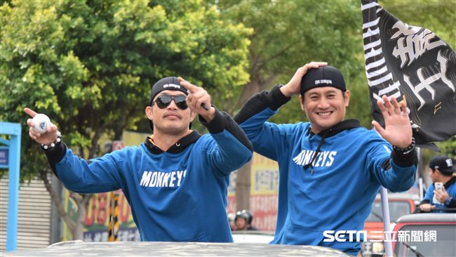  ▲桃猿封王遊行林英傑。（圖／記者王怡翔攝）