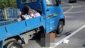 疑過彎車速太快　重機騎士北橫遭輾斃