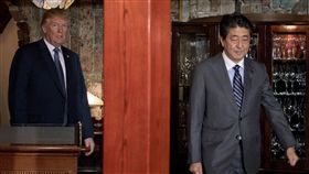 川普、安倍晉三／達志影像／美聯社