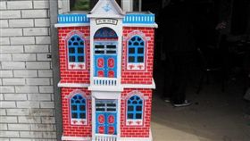 勞作,紙紮屋（圖／翻攝自微博）