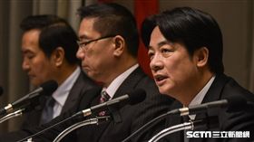 行政院長賴清德召開「排除企業投資障礙五缺之缺地」記者會 圖／記者林敬旻攝