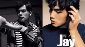 周杰倫出道已17年。（合成圖／翻攝自微博）