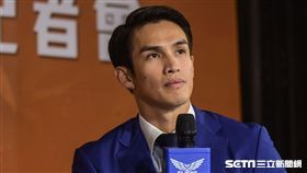 陽岱鋼返台記者會。 圖／記者林敬旻攝