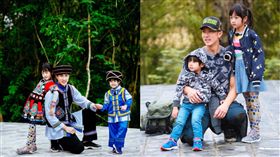 爸爸去哪兒,吳尊,林麗瑩,Max,Neinei（圖／翻攝自微博）