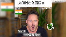 他模仿印度話的第一步竟是學青蛙。（圖／翻攝自Der Schulte臉書）