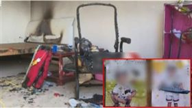 手機放枕頭邊充電突起火…全家熟睡嗆醒　2幼童送醫不治
翻攝自《湖南經視》