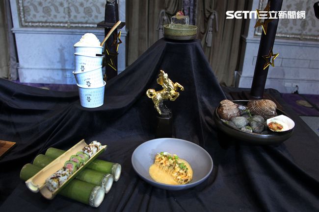 楊千霈劉傑中出席54屆金馬獎晚宴菜色