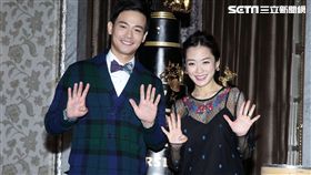 楊千霈、劉傑中「 第 54 屆金馬獎星光大道主持人」出 席  54 屆金馬獎入圍晚宴菜色搶先曝光。（記者邱榮吉/攝影）