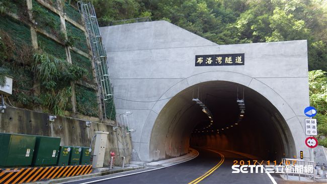 中橫布洛灣隧道通車　速限40公里