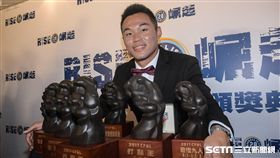 中華職棒年度頒獎典禮王柏融 圖／記者林敬旻攝