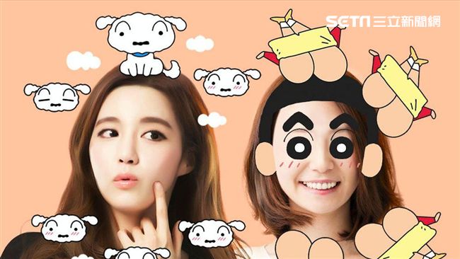 LINE再推卡通濾鏡　秒變蠟筆小新