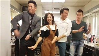 陳冠霖尬舞動作卡卡　偷瞄舞棍趙駿亞