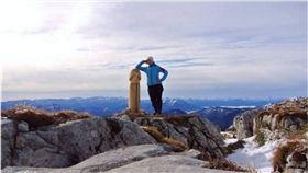 奧地利,滑雪, 爬山,山頂,生殖器,害羞,人造,風景　